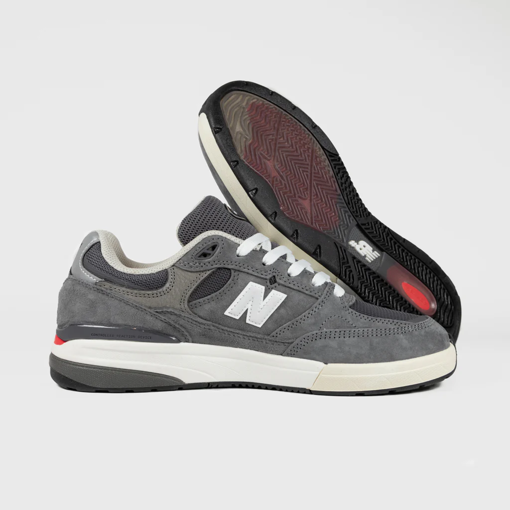 New Balance Numeric - 933  Andrew Reynolds Shoes - Grey Days - Image 3