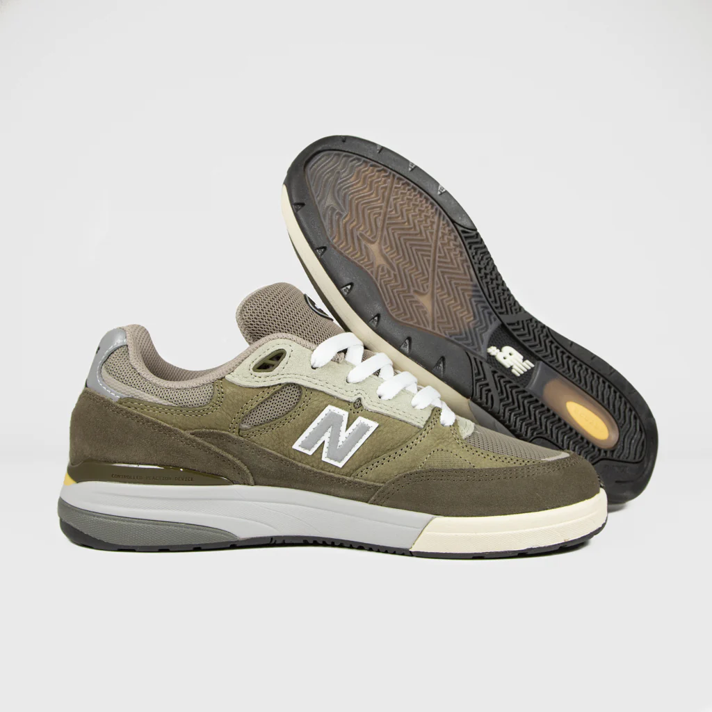 New Balance Numeric - 933 Andrew Reynolds Shoes - Olivine - Image 3