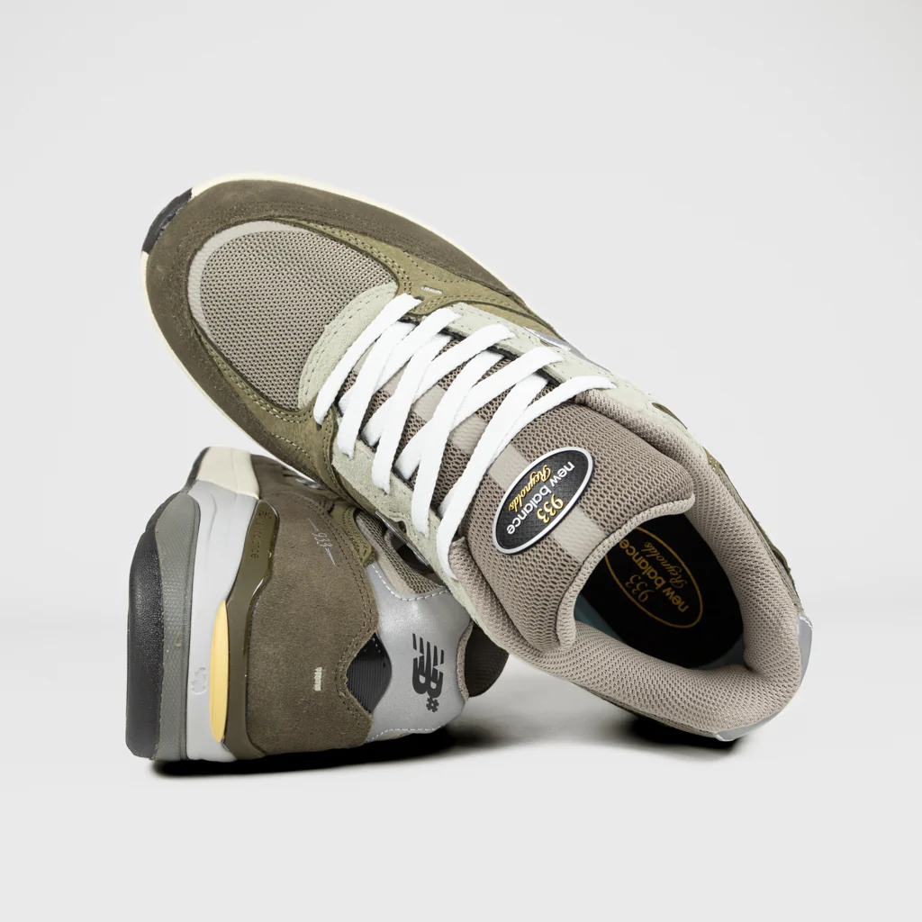 New Balance Numeric - 933 Andrew Reynolds Shoes - Olivine - Image 4