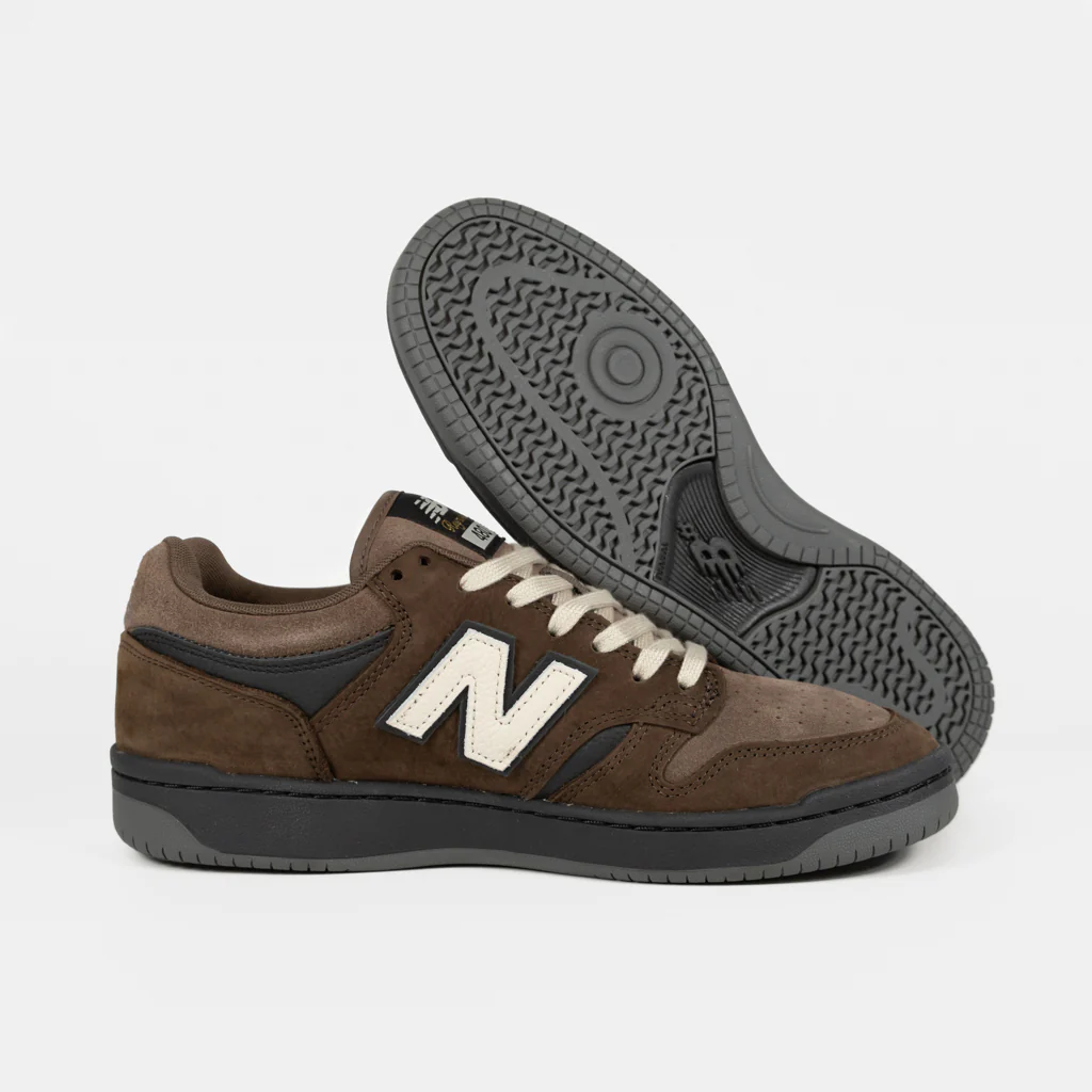 New Balance Numeric - Andrew Reynolds 480 Shoes - Brown / Black - Image 3