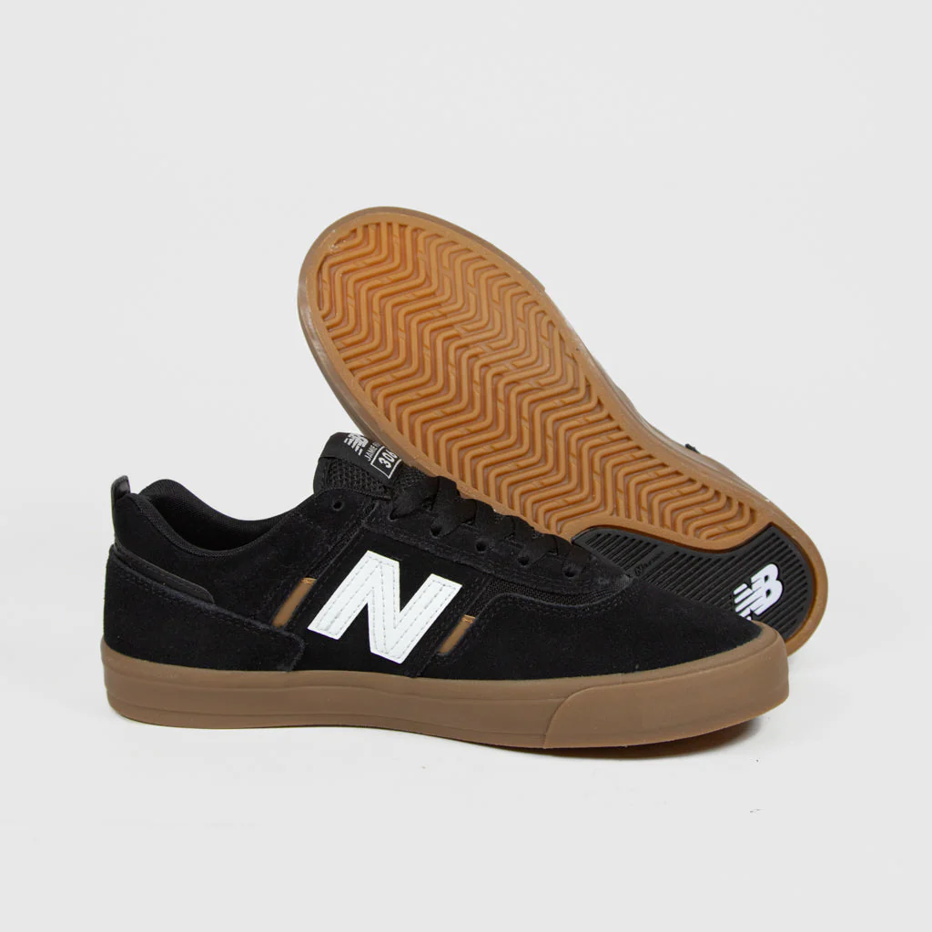 New Balance Numeric - Jamie Foy 306 Shoes - Black / White / Gum - Image 3