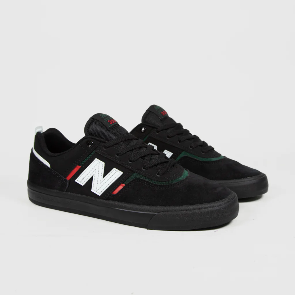 New Balance Numeric - Jamie Foy 306 Shoes - Black / White / Red - Image 2