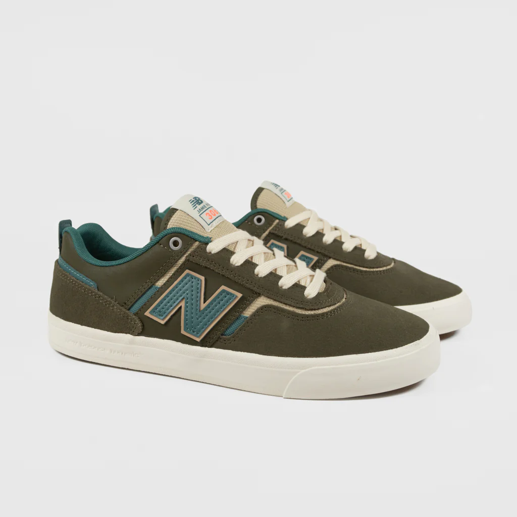 New Balance Numeric - Jamie Foy 306 Shoes - Dark Camo / New Spruce - Image 2