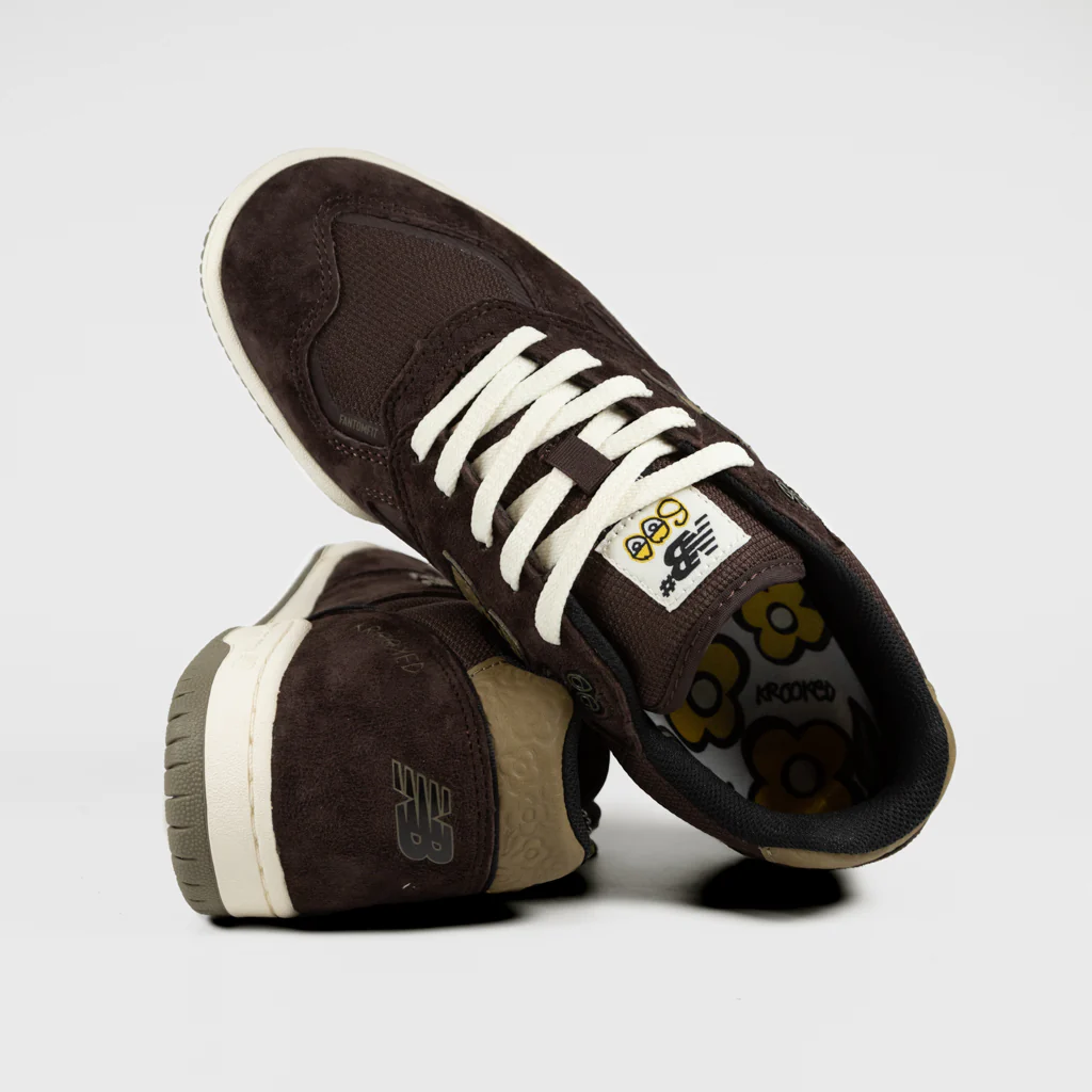 New Balance Numeric - Krooked x Tom Knox 600 Shoes - Chocolate - Image 4