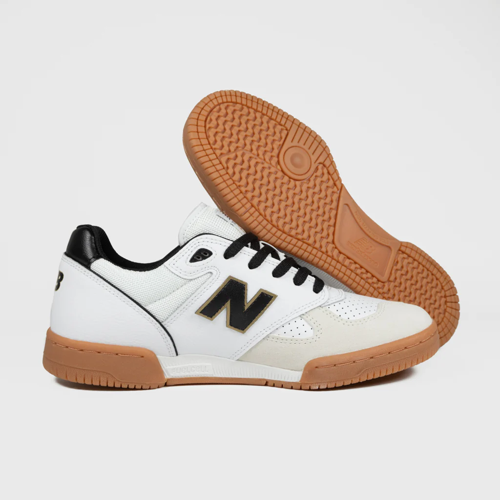 New Balance Numeric - Tom Knox 600 Shoes - White / Black - Image 3