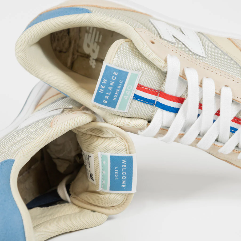 New Balance Numeric - Welcome Skate Store x 440 Shoes - Tan / White - Image 5