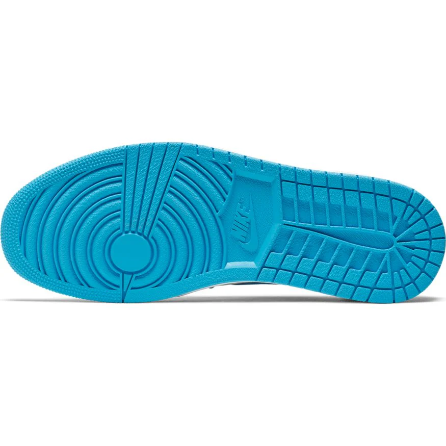 Nike SB - Air Jordan 1 Low Shoes - Dark Powder Blue / White - Image 4