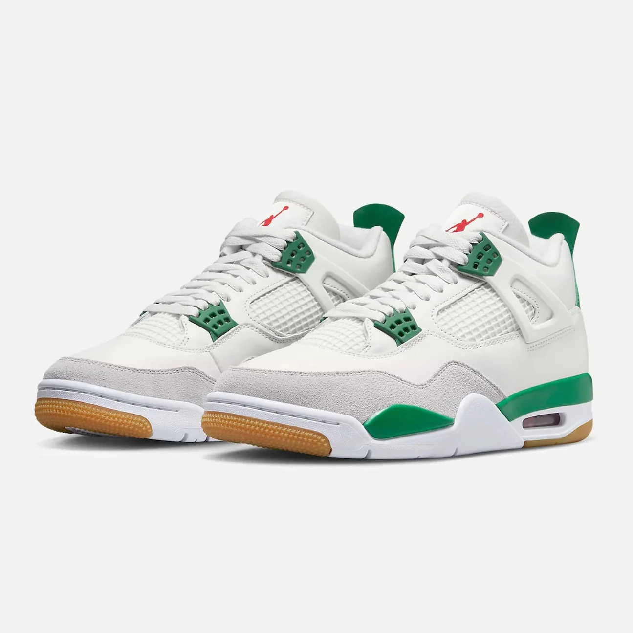 Nike SB - Air Jordan IV Retro SP - Sail / White - Pine Green - Image 2