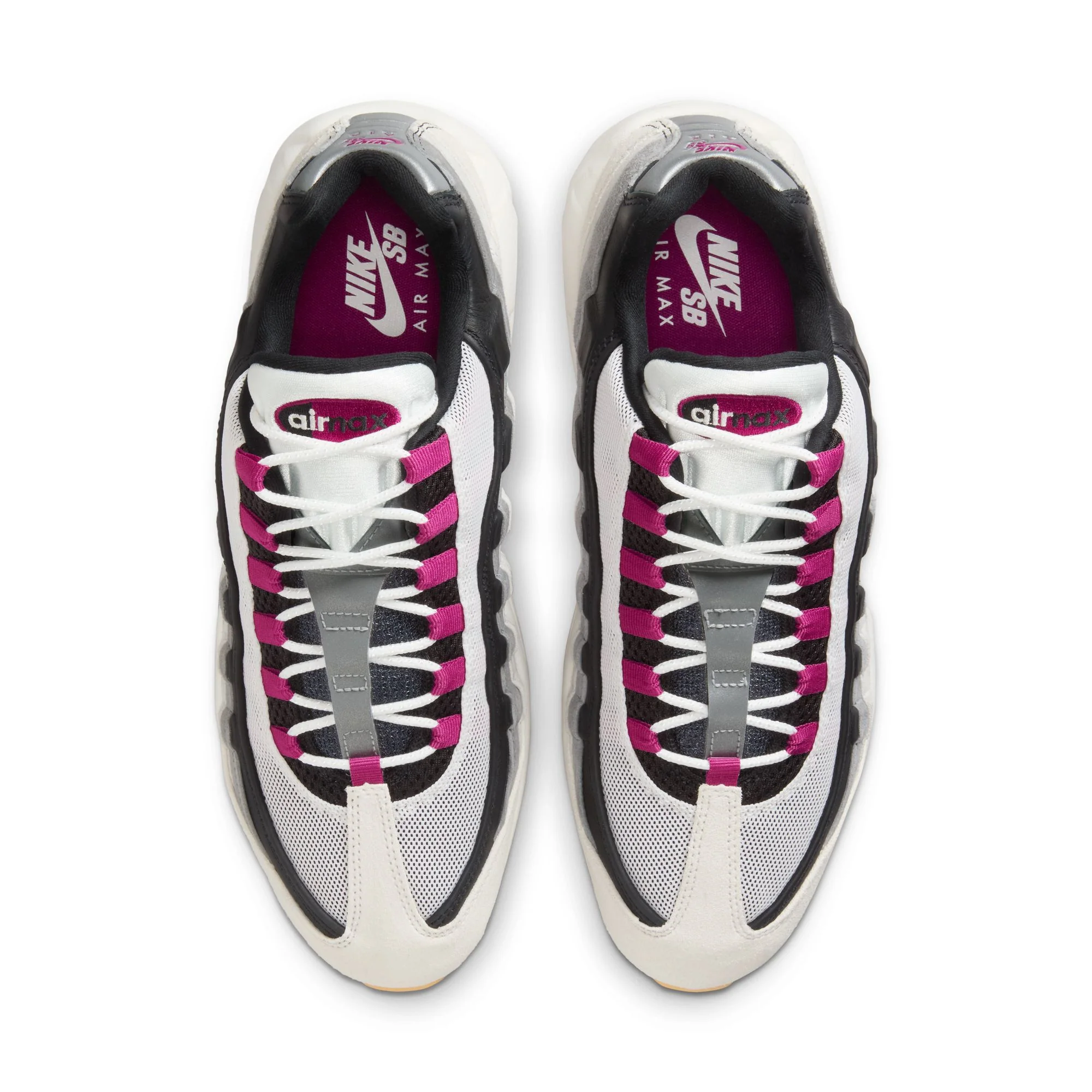 Nike SB - Air Max 95 Shoes - Summit White / Cactus Flower - Photon Dust - Image 3