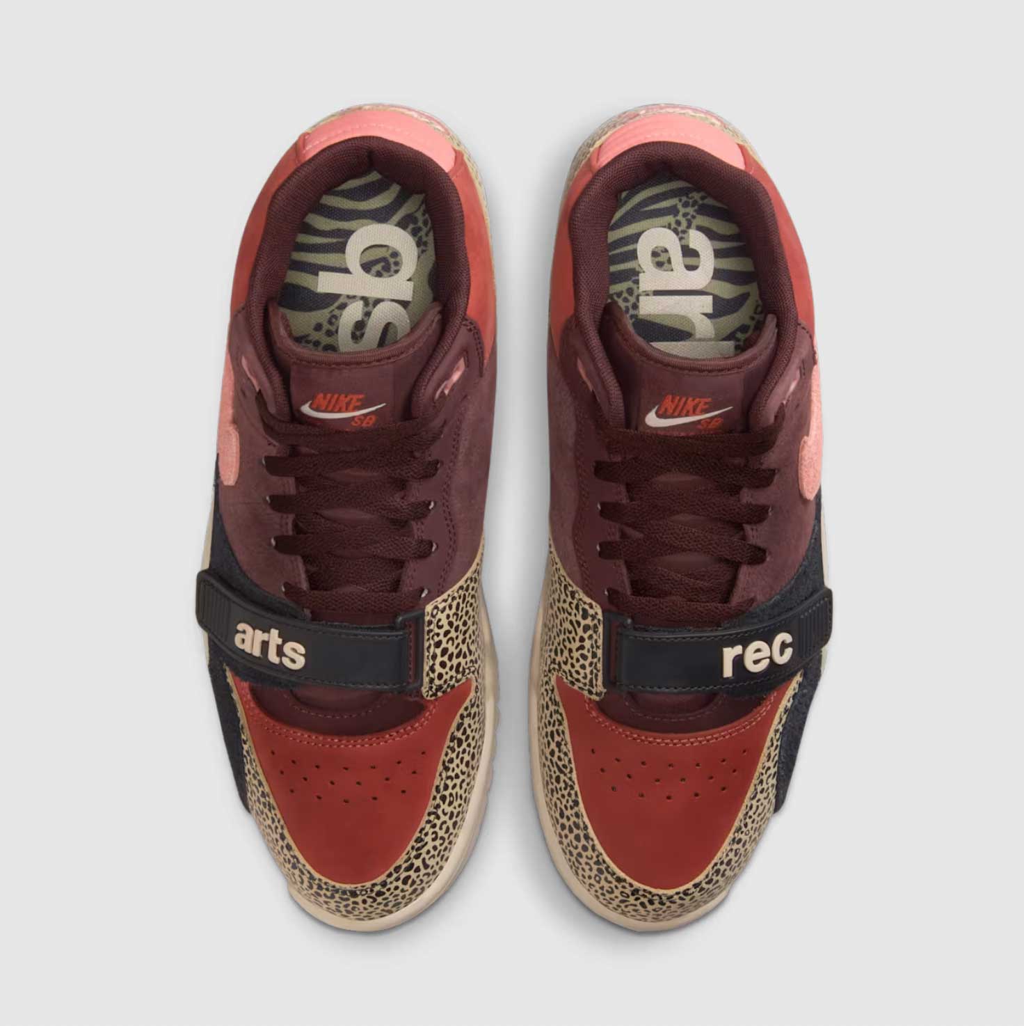 Nike SB - Air Trainer 1 - Limestone / Pink Quartz - Earth - Dusty Peach - Image 2