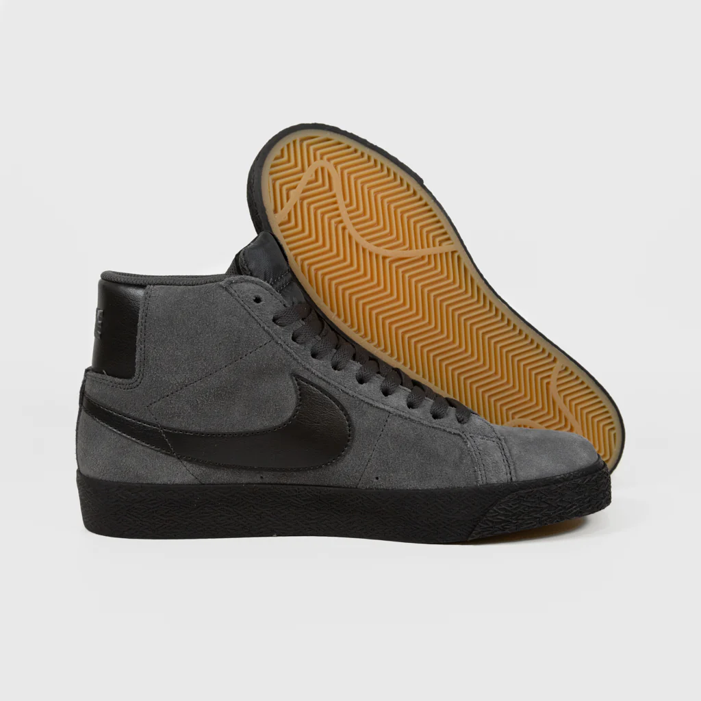 Nike SB - Blazer Mid Shoes - Anthracite / Black / Anthracite / Black - Image 3