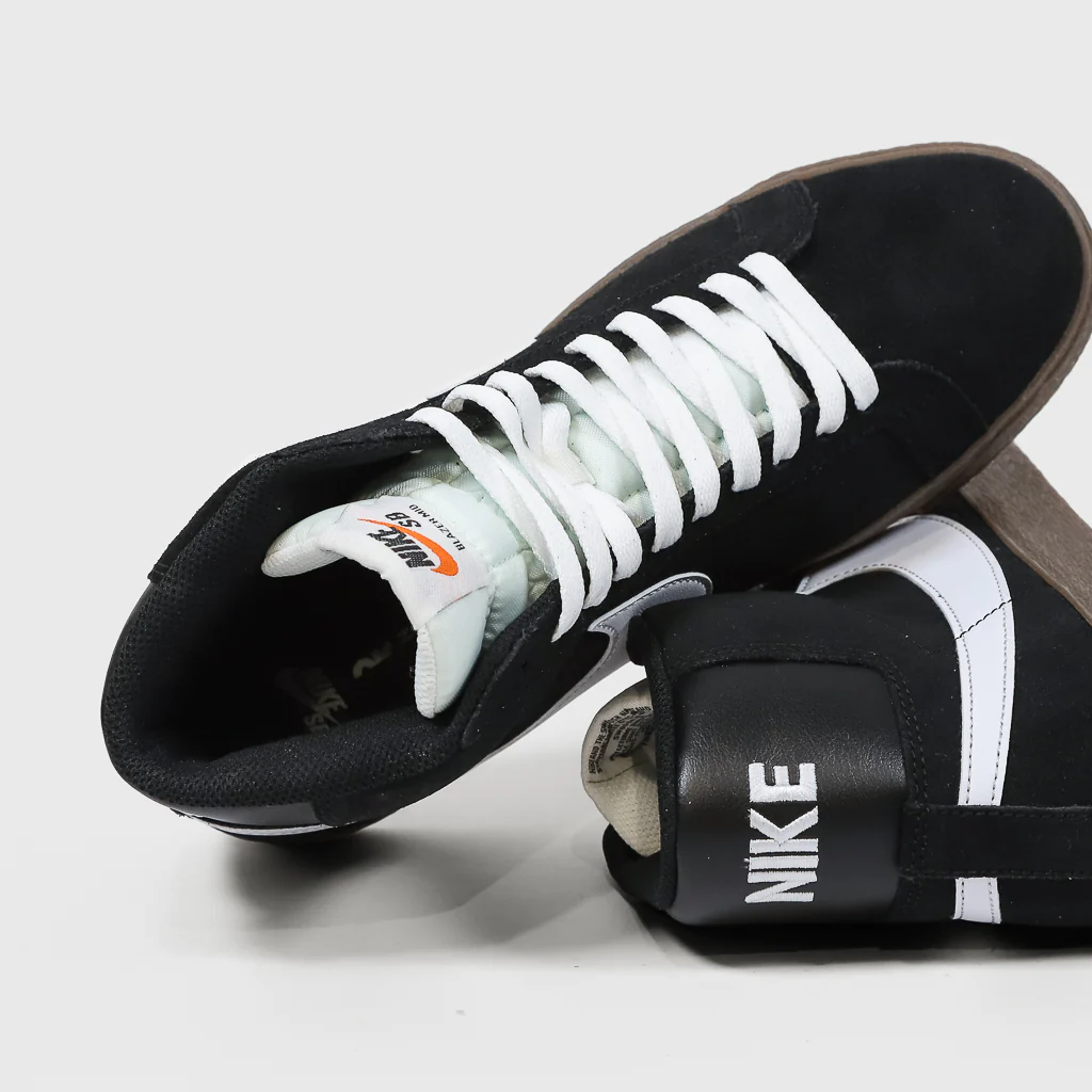 Nike SB - Blazer Mid Shoes - Black / White - Black - Sail - Image 4