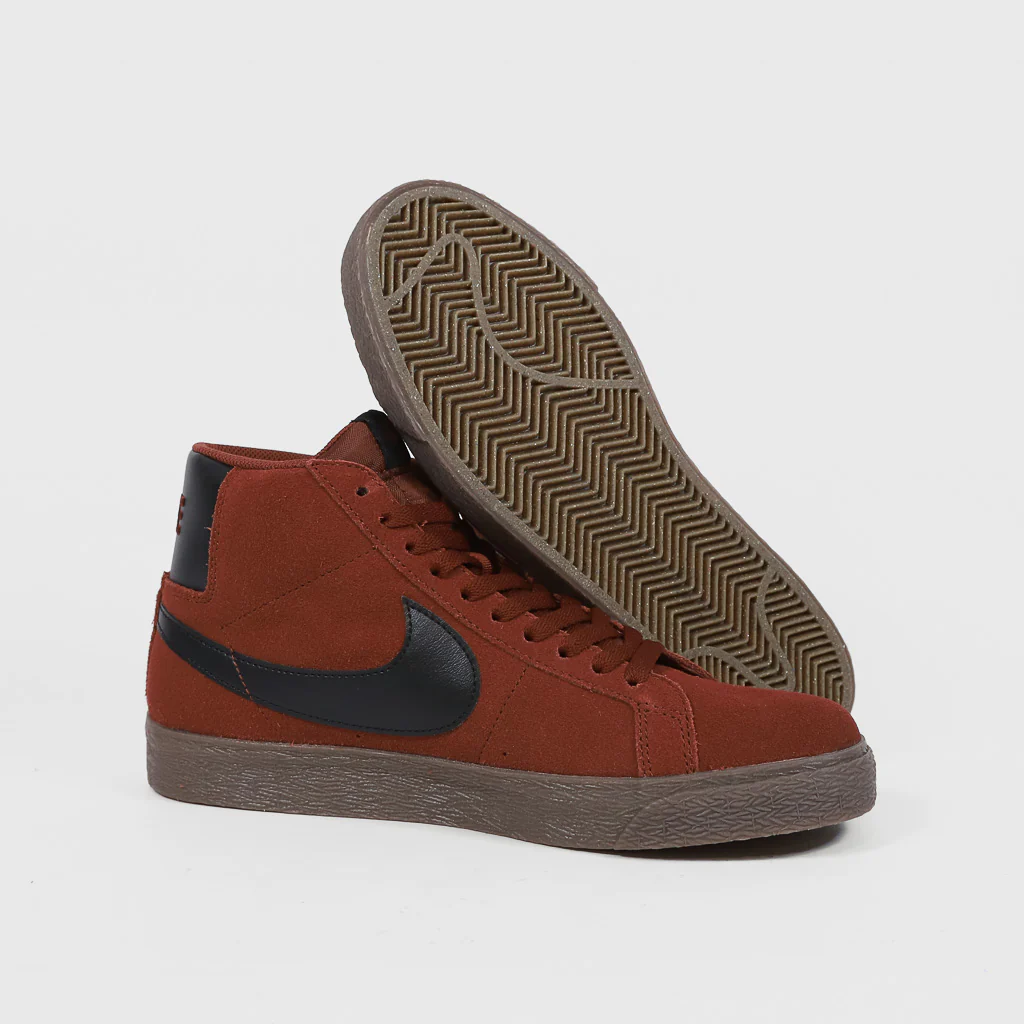 Nike SB - Blazer Mid Shoes - Oxen Brown / Black - Image 3