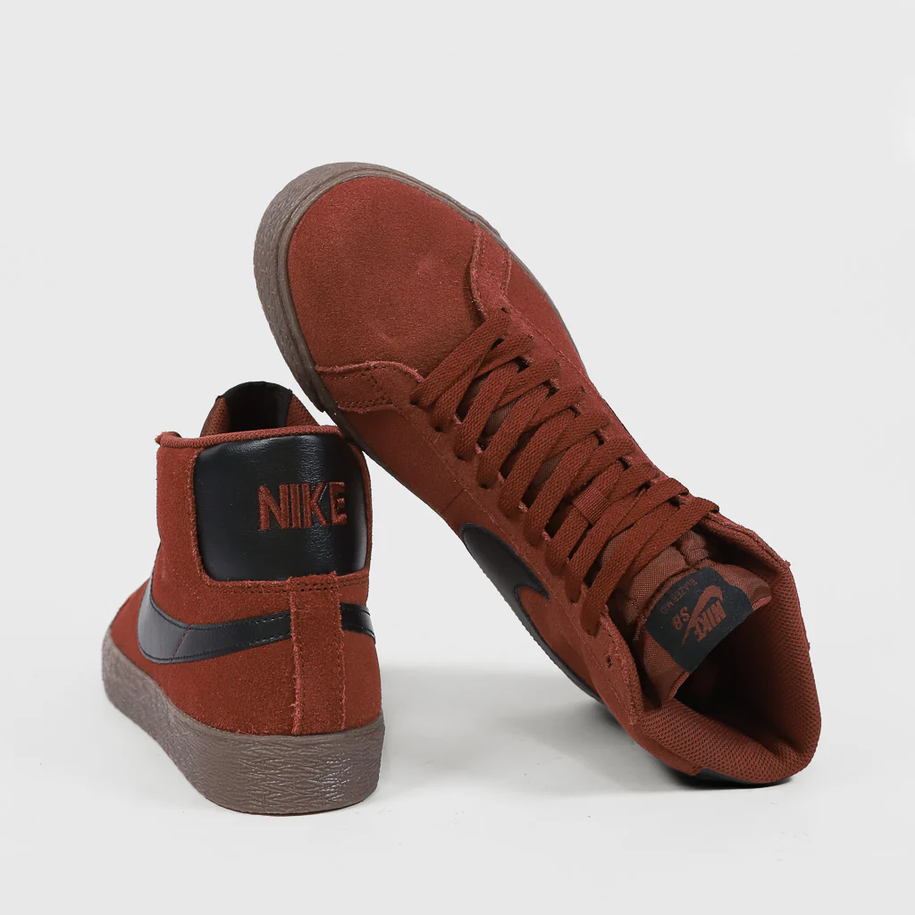 Nike SB - Blazer Mid Shoes - Oxen Brown / Black - Image 4