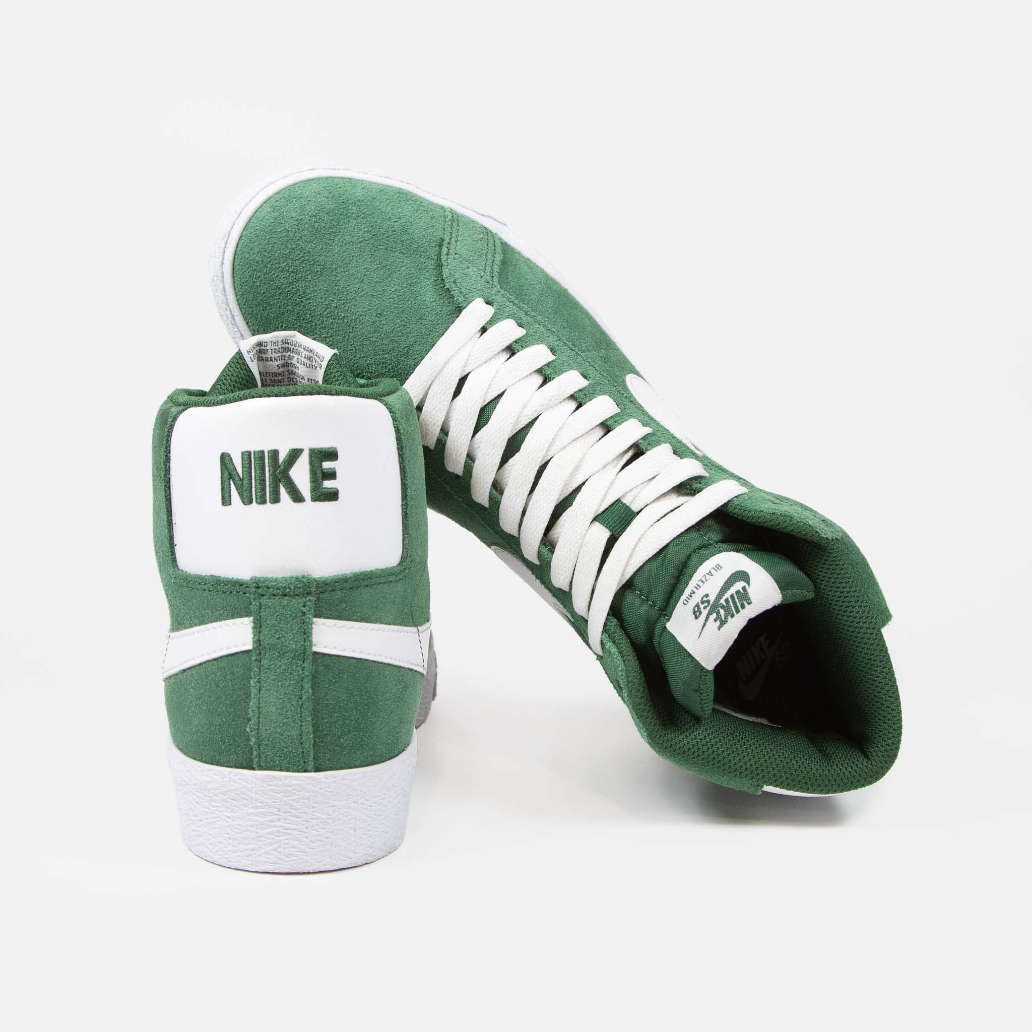 Nike SB - Blazer Mid Shoes - Fir / White - Image 4