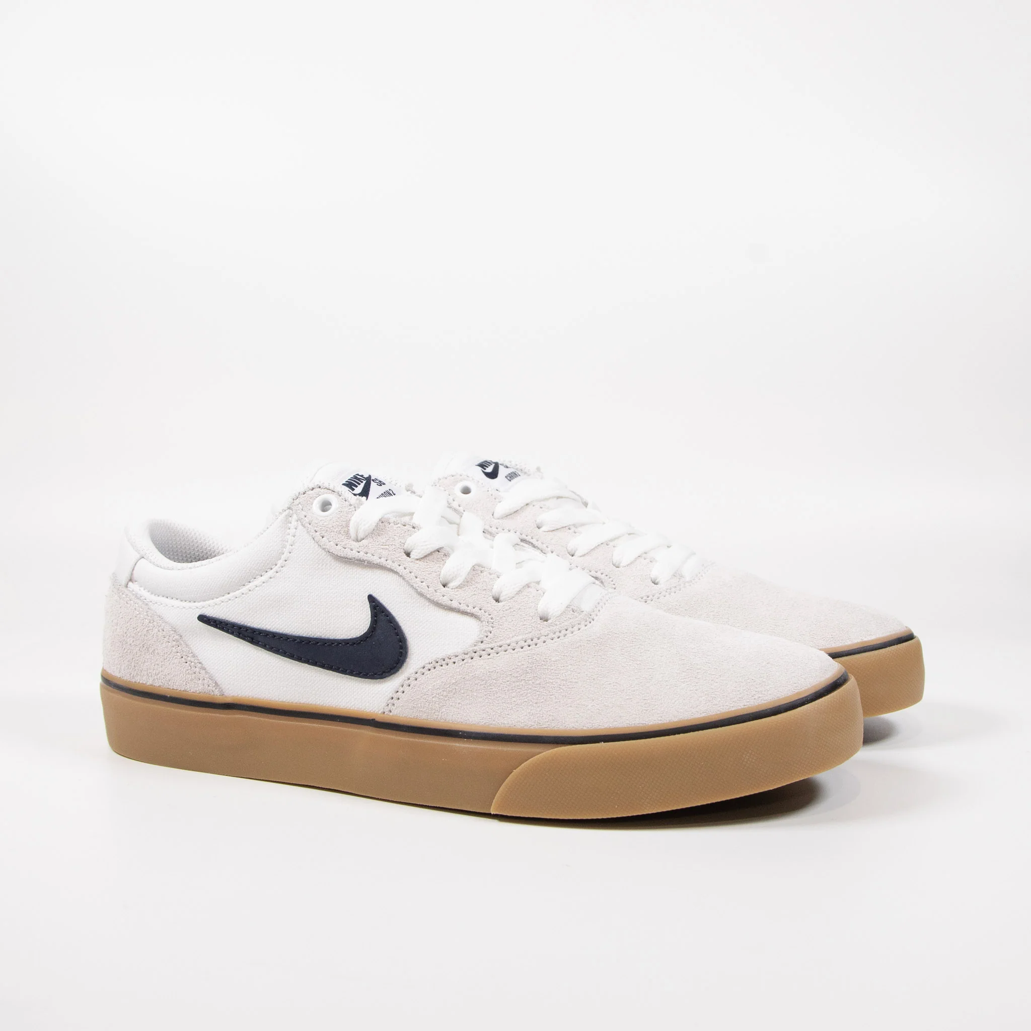 Nike SB - Chron 2 Shoes - White / Obsidian / White - Image 2