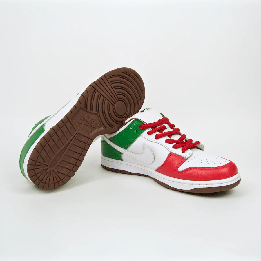 Nike SB - 'Cinco De Mayo' Dunk Low Pro SB Shoes - White / White - Image 3