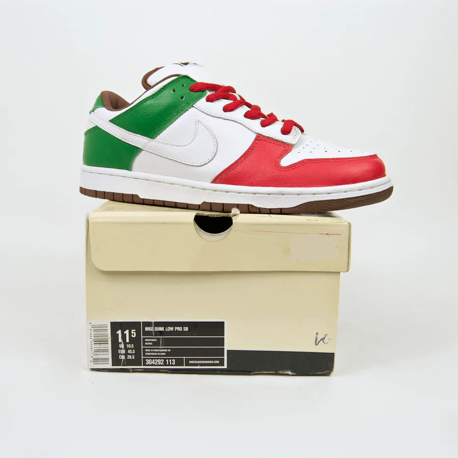 Nike SB - 'Cinco De Mayo' Dunk Low Pro SB Shoes - White / White - Image 7