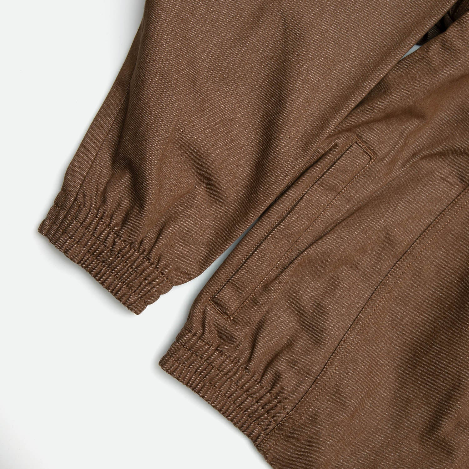 Nike SB - Denim Track Jacket - Mosswood Brown / White - Image 5