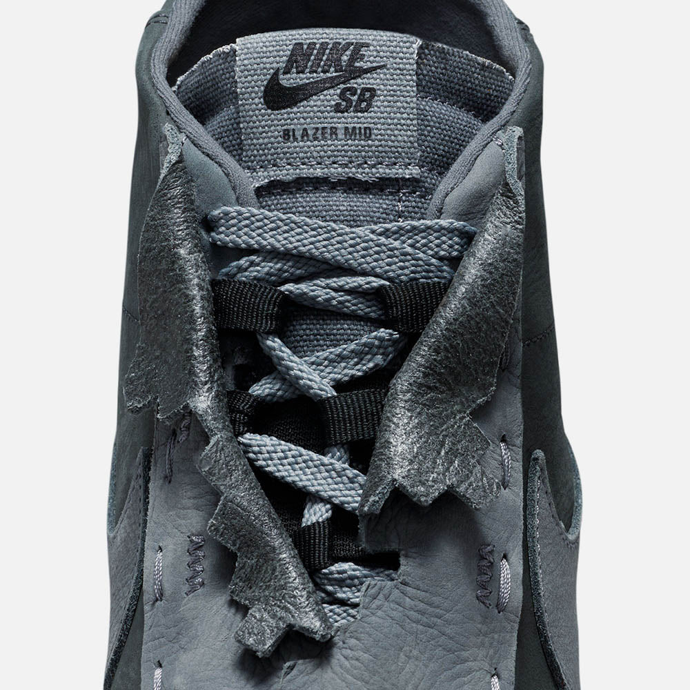 Nike SB - 'Di'orr Greenwood' Blazer Mid QS Shoes - Anthracite / Dark Smoke Grey - Image 4