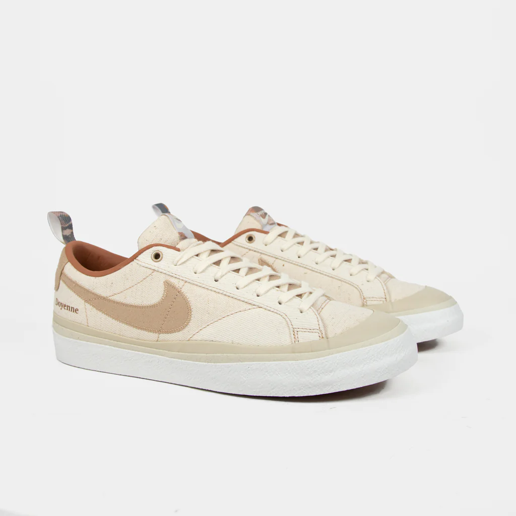 Nike SB - Doyenne Blazer Low Shoes - Coconut Milk / Rattan - Limestone - Rattan - Image 2