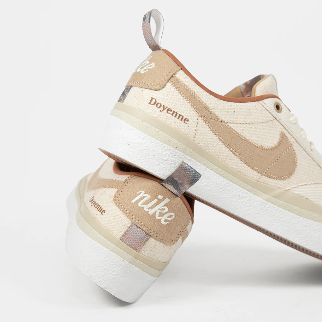 Nike SB - Doyenne Blazer Low Shoes - Coconut Milk / Rattan - Limestone - Rattan - Image 4