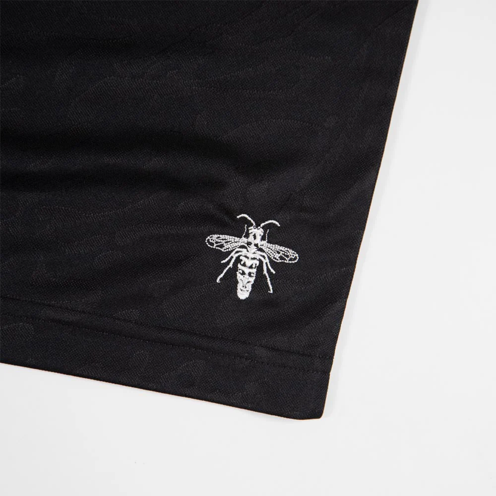 Nike SB - Drip Font 02 Short Sleeve Skate Jersey - Black / Black / White - Image 4