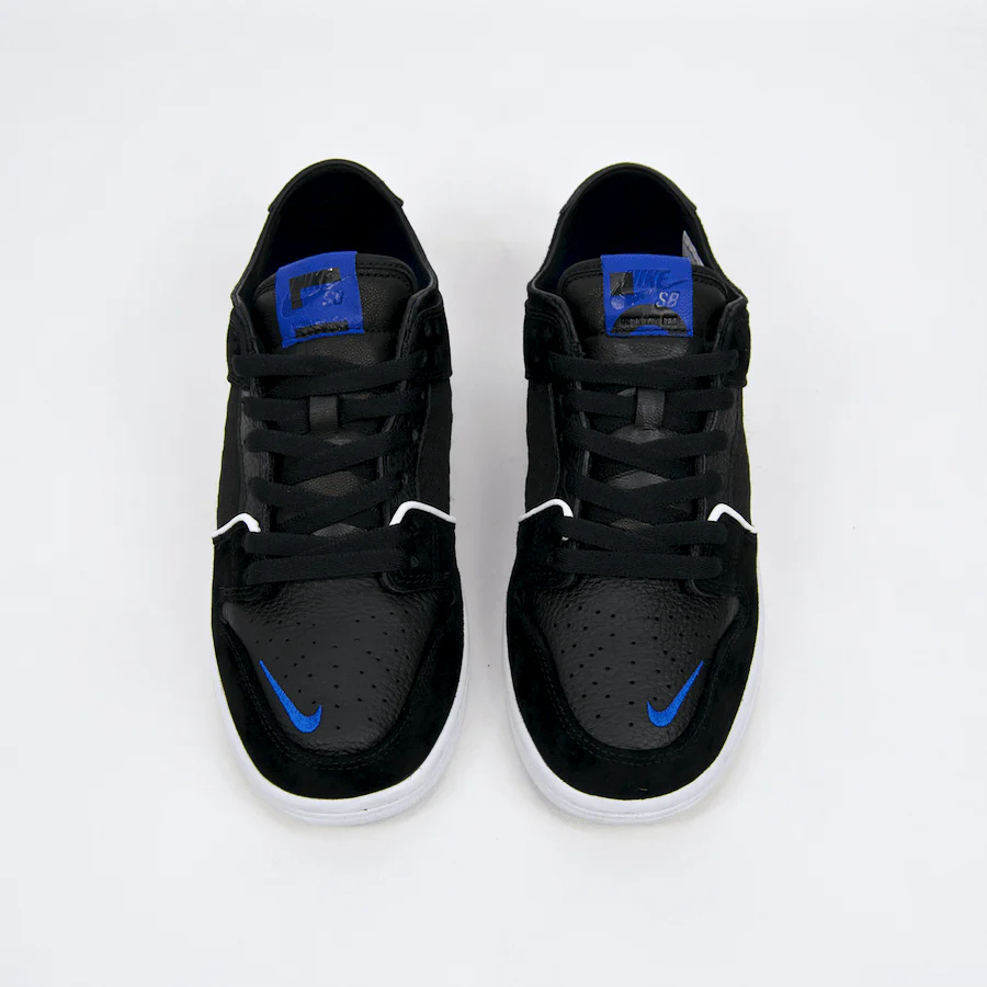 Nike SB - Dunk Low Pro QS (Decon x Soulland) Shoes - Black / Game Royal-White - Image 5