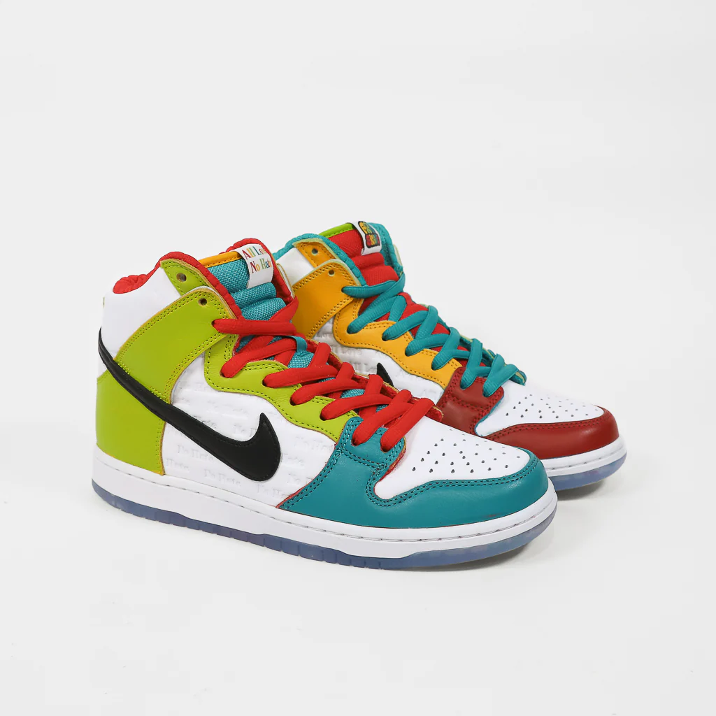 Nike SB - Dunk High 'FroSkate' Pro Shoes (UK Only) - White / Metallic Gold