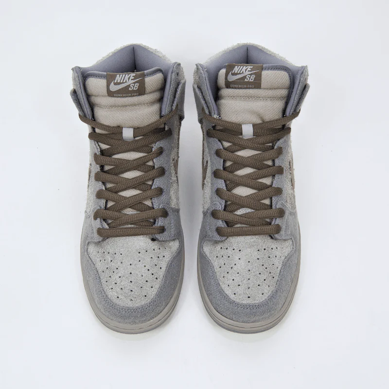 Nike SB - Dunk High Premium SB 'Tauntaun' Shoes - Medium Grey / Smoke - Cool Grey - Image 5