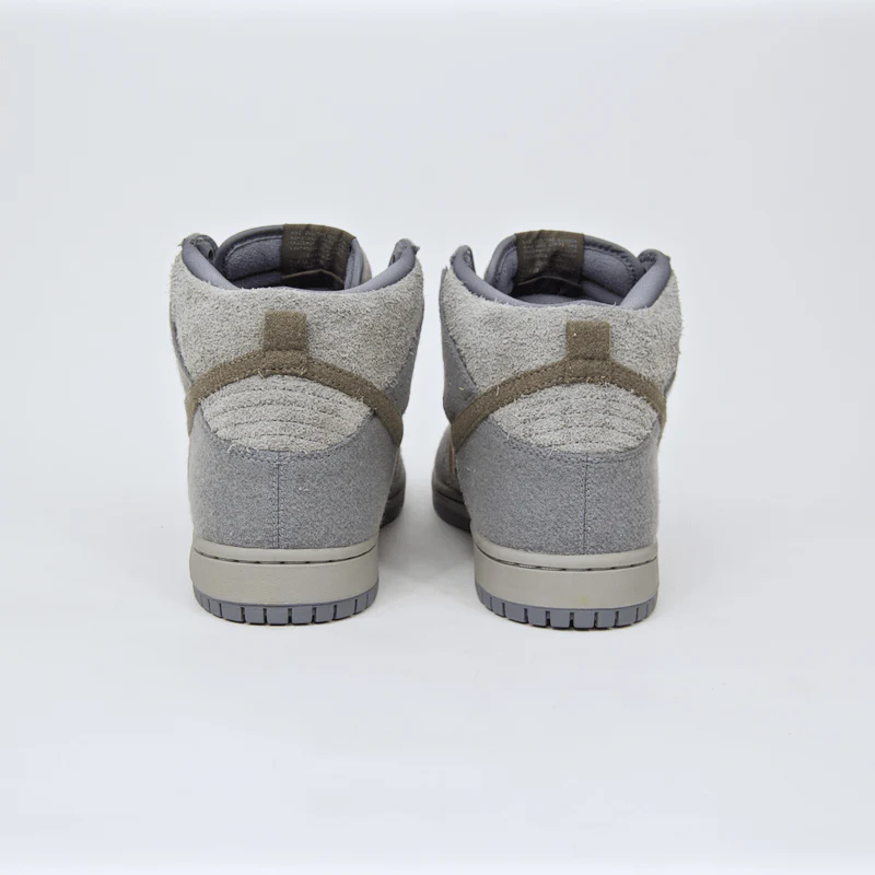 Nike SB - Dunk High Premium SB 'Tauntaun' Shoes - Medium Grey / Smoke - Cool Grey - Image 6