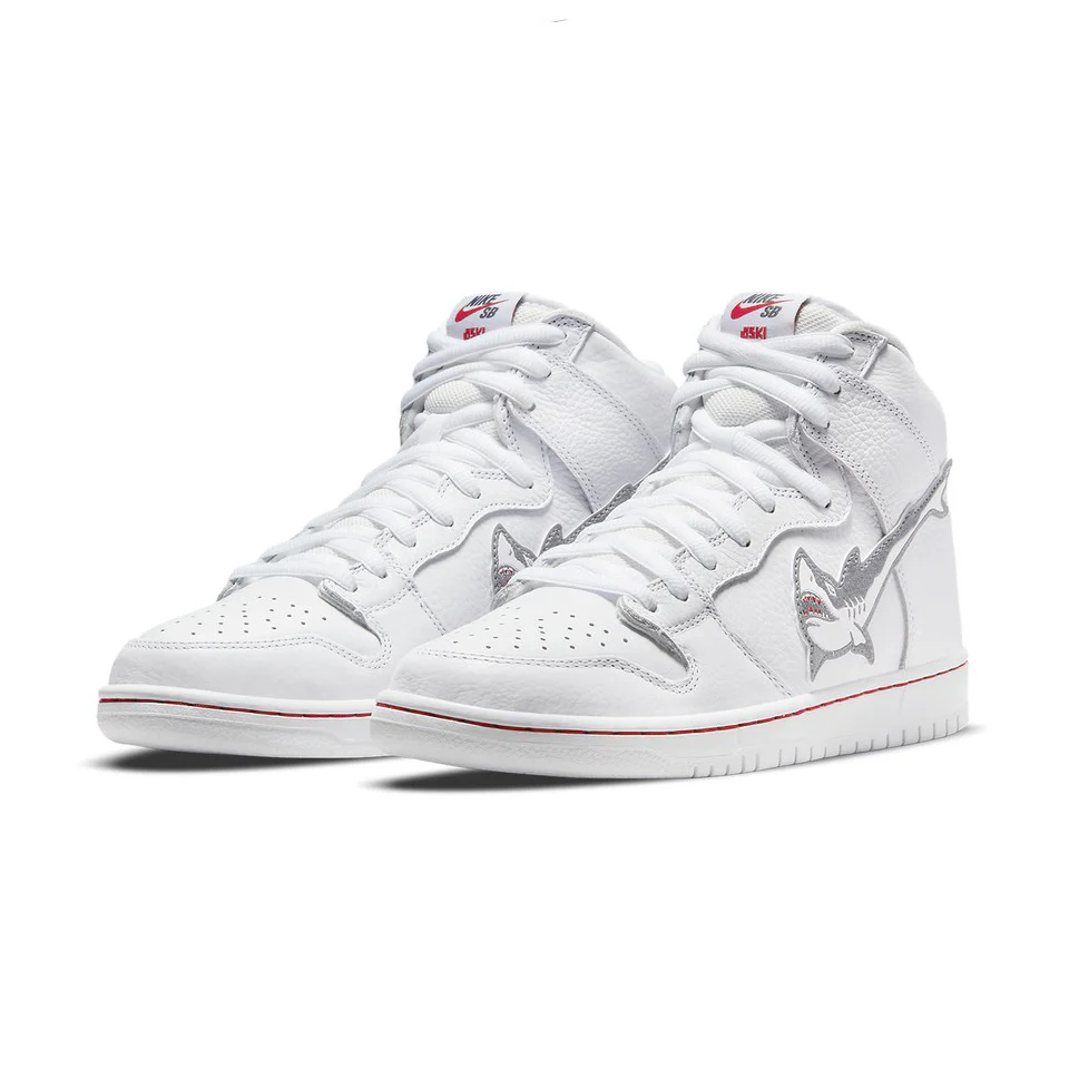 Nike SB - Dunk High Pro Oski Shoes - White / Cool Grey