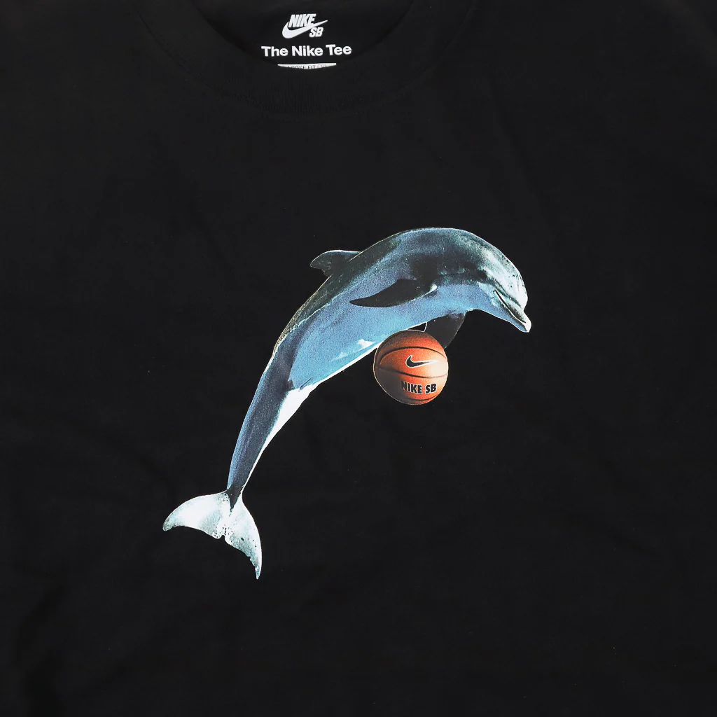 Nike SB - Dunk Like A Dolphin T-Shirt - Black - Image 2