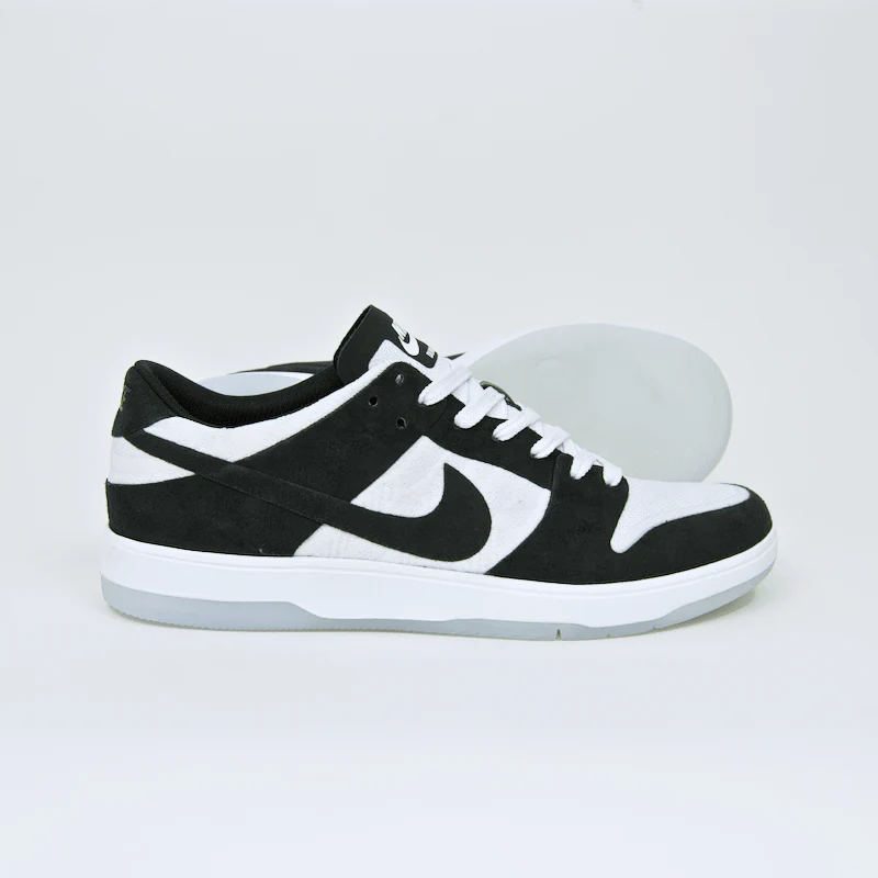 Nike SB - Dunk Low Elite QS Shoes (Oskar 'Oski' Rozenberg) - Black / Black - White - Clear - Image 2