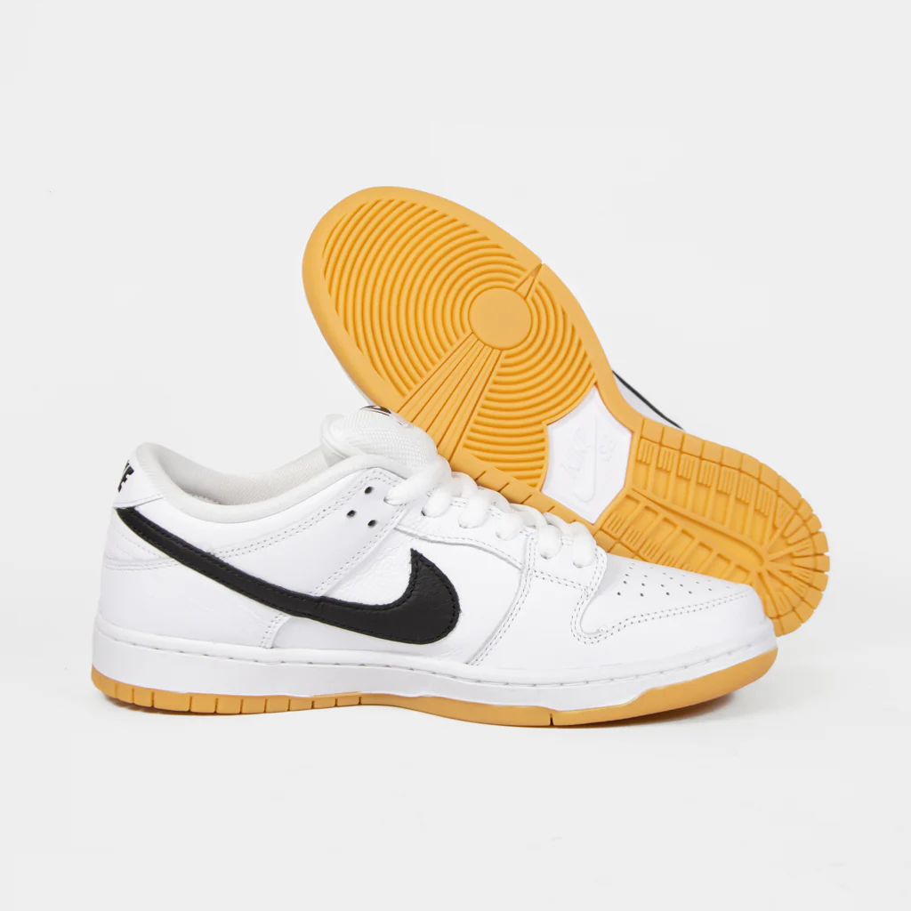 Nike SB - Dunk Low Pro GR Shoes - White / Black - Image 3