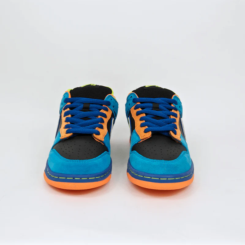 Nike SB - Dunk Low Pro SB 'Skate Or Die' Shoes - Black / Neon Yellow - Image 4