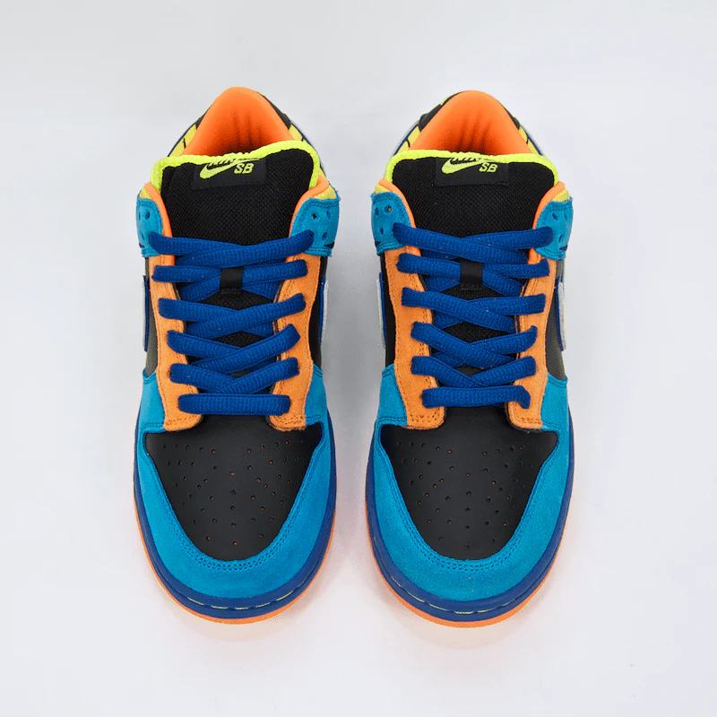 Nike SB - Dunk Low Pro SB 'Skate Or Die' Shoes - Black / Neon Yellow - Image 5