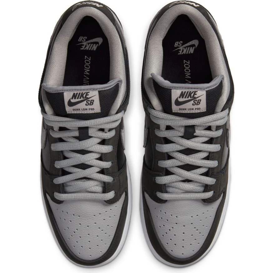Nike SB - Dunk Low Pro Shoes - Black / Medium Grey / White - Image 3