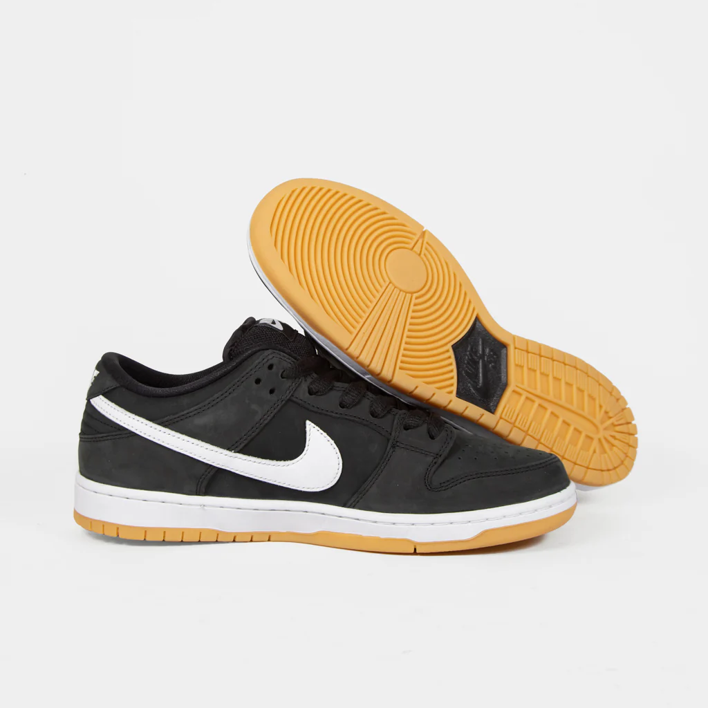 Nike SB - Dunk Low Pro GR Shoes - Black / White - Image 3