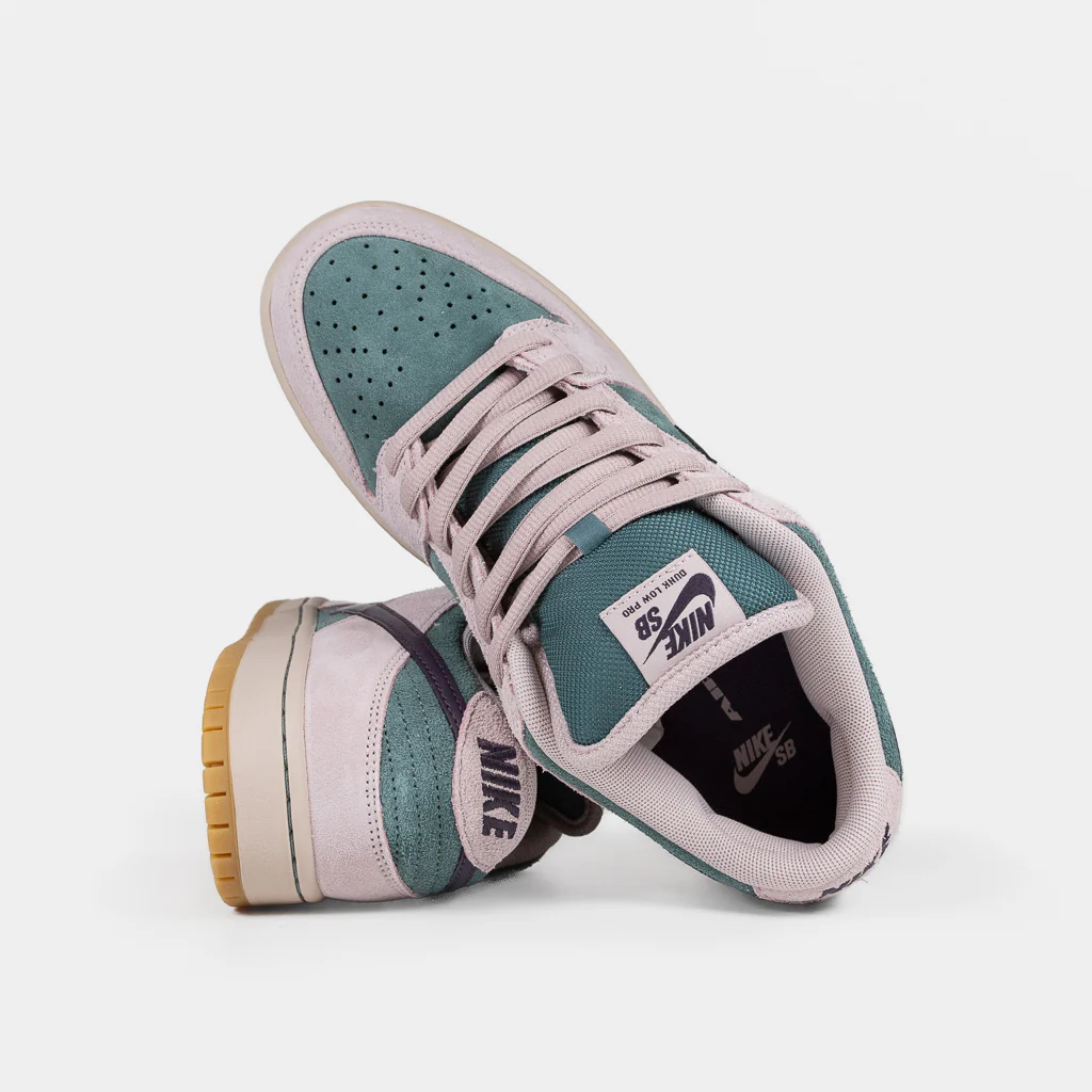 Nike SB - Dunk Low Pro Shoes - Mineral Slate / Dark Raisin - Particle Rose - Image 4