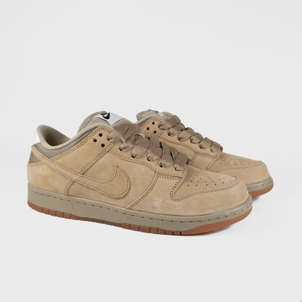 Nike SB - Pro B Dunk Low Shoes - Parachute Beige - Desert Khaki - White - Image 2