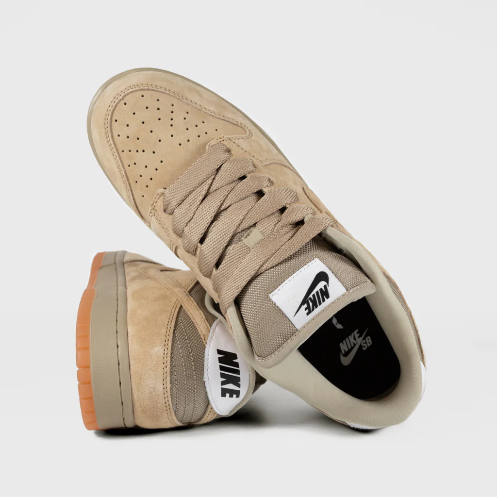 Nike SB - Pro B Dunk Low Shoes - Parachute Beige - Desert Khaki - White - Image 4