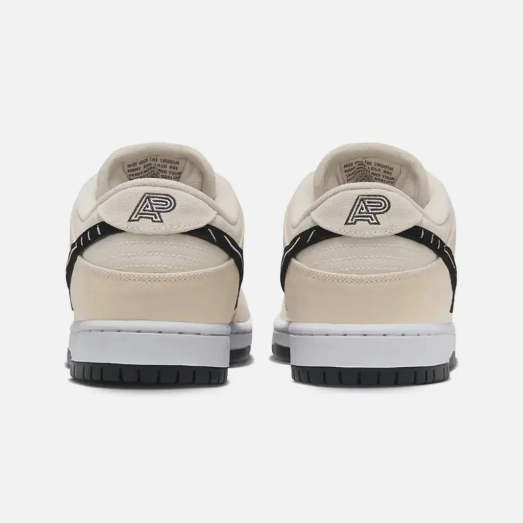 Nike SB - Dunk Low Pro Shoes (UK ONLY - ONE PAIR PER CUSTOMER) - Fossil / Black - Sail - Image 4