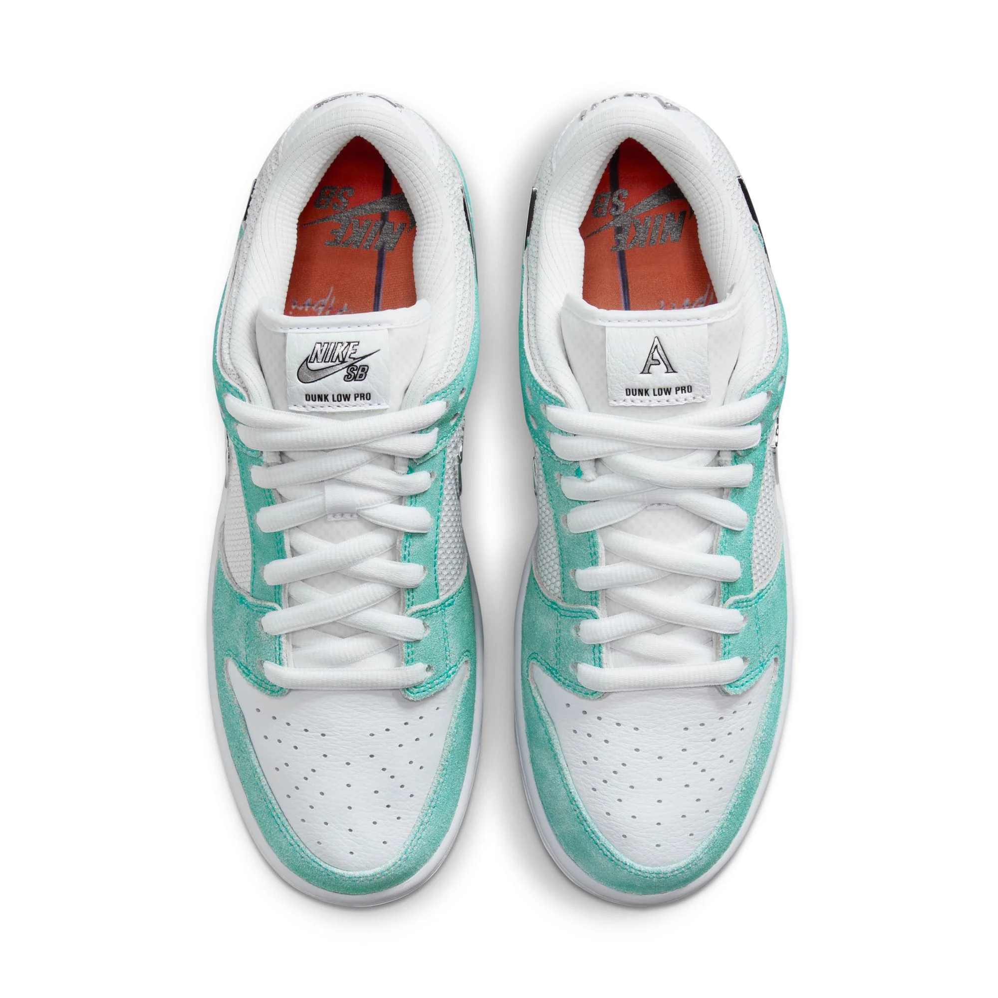 Nike SB - Dunk Low Pro Shoes - Racer Blue / Metallic Silver - White (APRIL) - Image 2