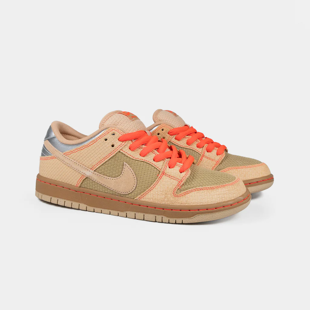 Nike SB - Dunk Low Pro 'Som Tum' Shoes - Canvas / Vanchetta Tan - Parachute Biege - Image 2