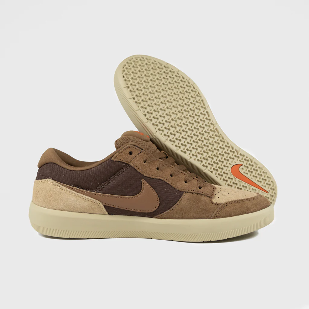 Nike SB - Force 58 Shoes - Baroque Brown / Mosswood Brown - Image 3