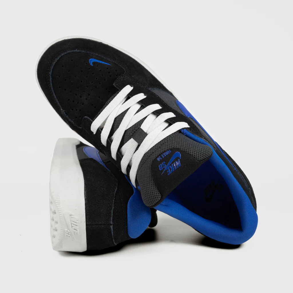 Nike SB - Force 58 Shoes - Black / Hyper Royal - Anthracite - Image 4