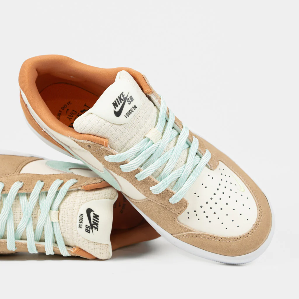 Nike SB - Force 58 Shoes - Pale Ivory / Jade Ice / White Hemp - Image 4