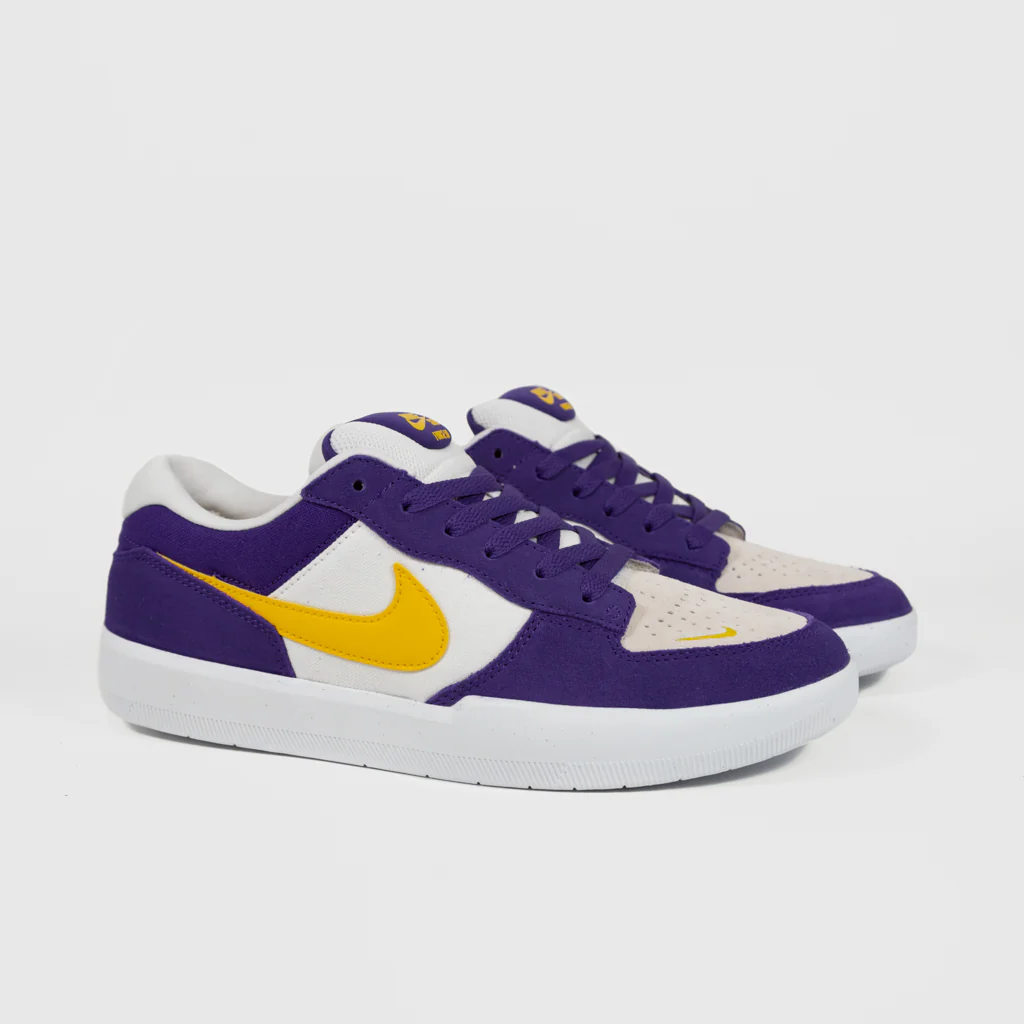 Nike SB - Force 58 Shoes - Court Purple / Amarillo / White - Image 2