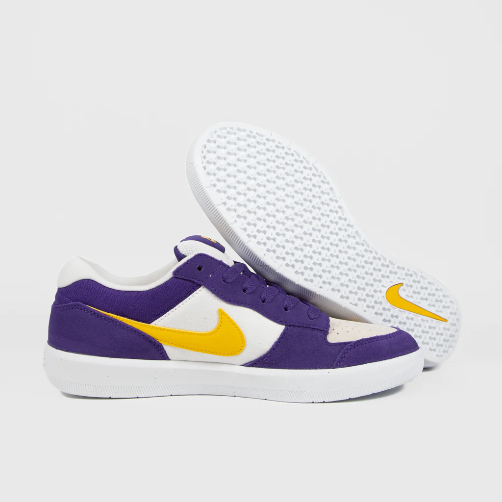 Nike SB - Force 58 Shoes - Court Purple / Amarillo / White - Image 3
